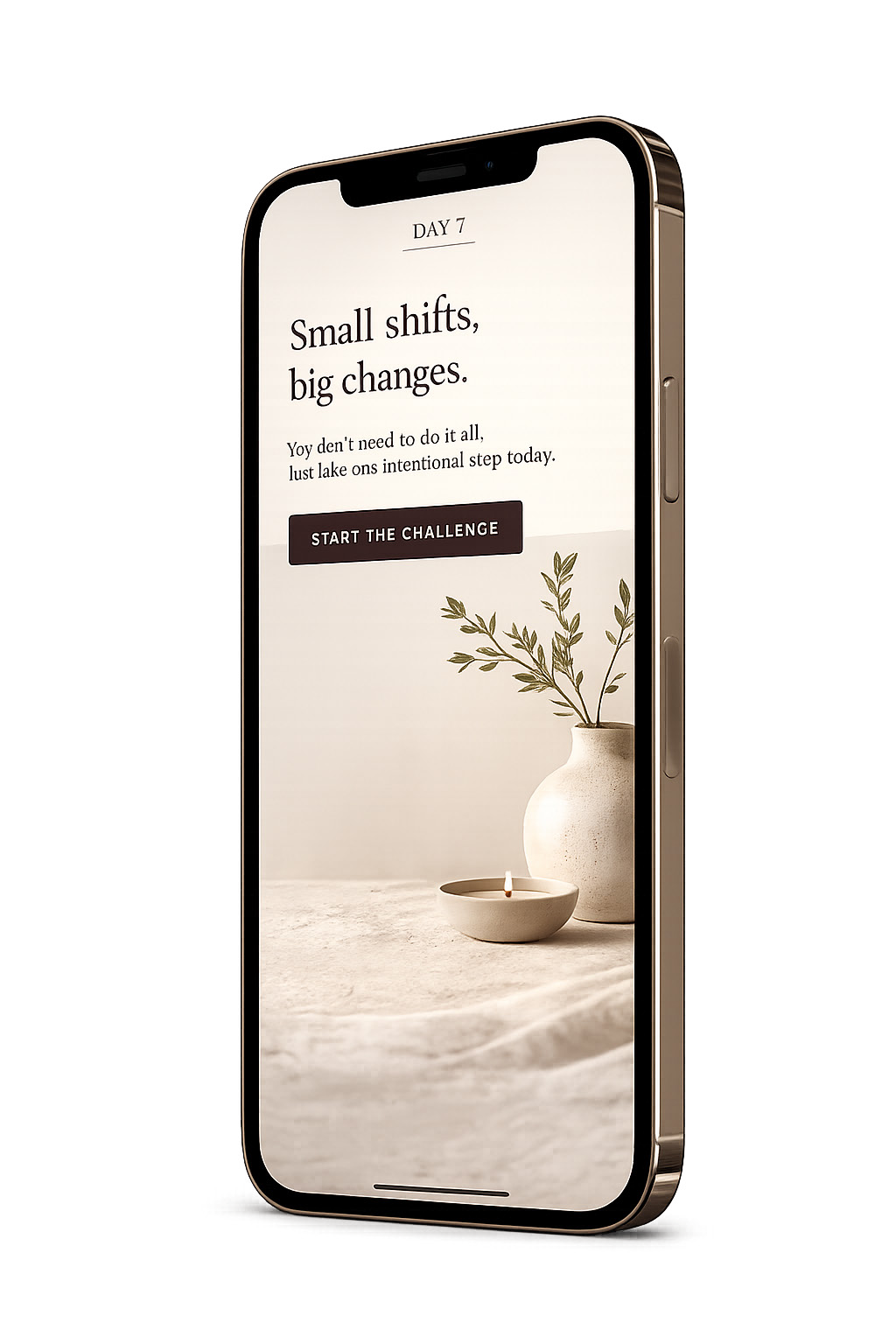 The 21-Day Challenge on a phone